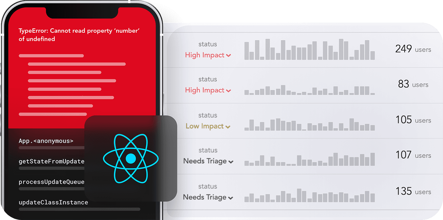 React Native logo with a plug icon, representing the seamless integration of native UI components and custom platform experiences using TurboModules