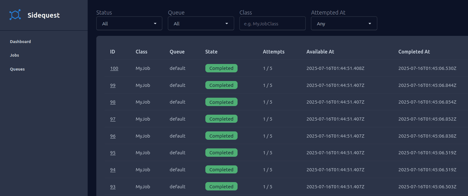 Diagram illustrating a background job processing system with queues, tasks, and worker processes for scalable Node.js applications