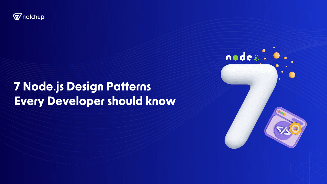 Node.js design patterns illustration for Adapter Pattern, demonstrating interface compatibility and flexible system integration in JavaScript.