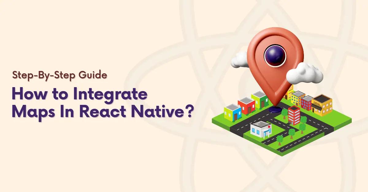 React Native mobile application displaying integrated advanced map and location services for optimal performance and fluid user experience.