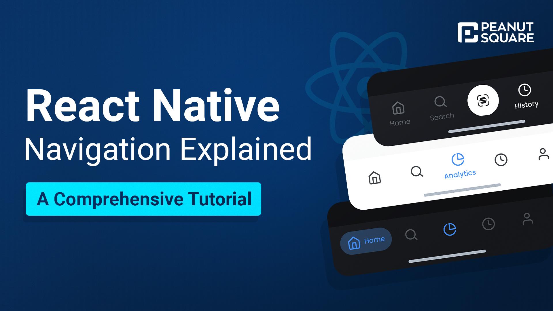 React Native navigation architecture diagram illustrating advanced routing and fluid user experiences.